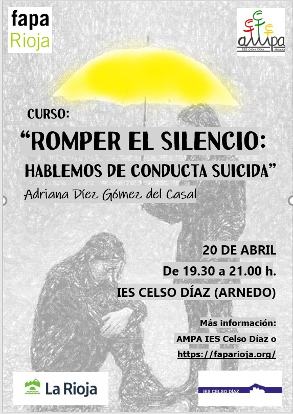 Charla: “ROMPER EL SILENCIO: HABLEMOS DE CONDUCTA SUICIDA»