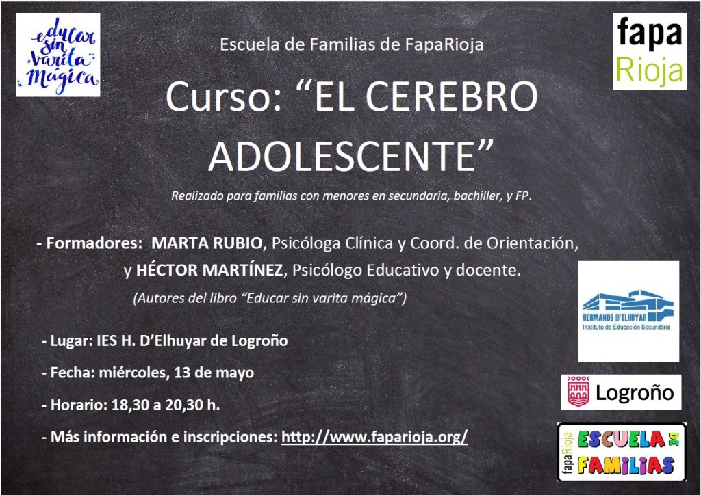 CURSO «EL CEREBRO&nbsp;ADOLESCENTE»