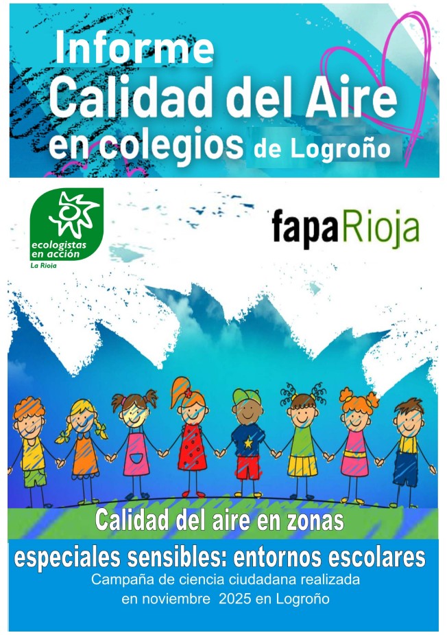 Informe: Calidad del aire en colegios de&nbsp;Logroño.