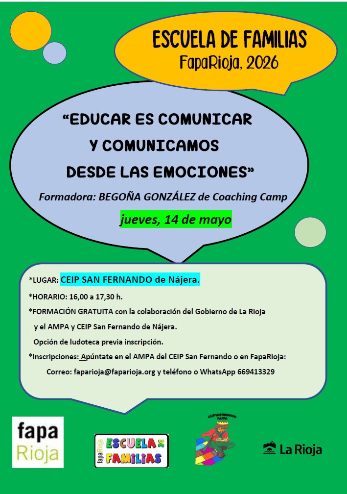 CURSO «EDUCAR ES COMUNICAR Y COMUNICAMOS DESDE LAS&nbsp;EMOCIONES»