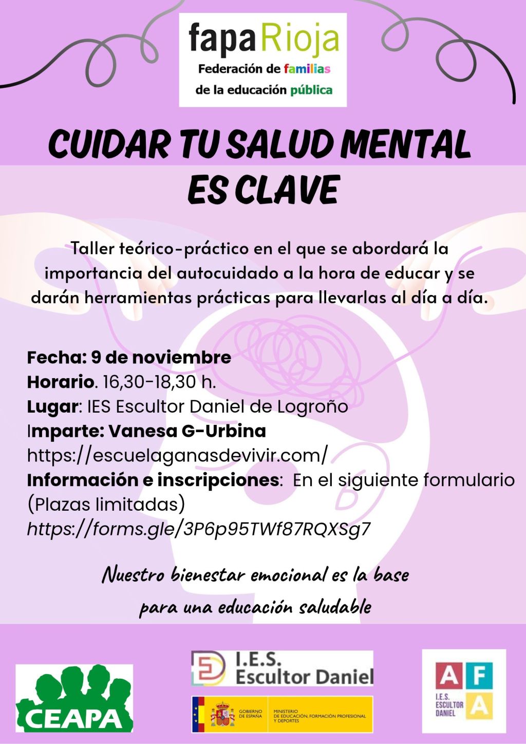 Curso: «Cuidar tu salud es clave»